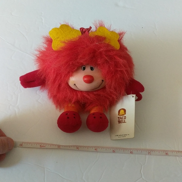 Rainbow Bright Romeo Sprite Toy Taco Bell 1983 Hallmark Red Stuffed - Picture 2 of 11